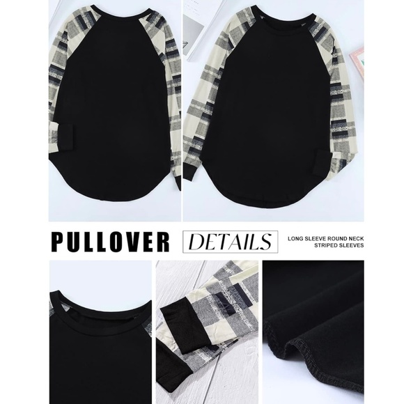 Lightweight Color Block Long Sleeved Tunic Shirt | Size: Large - Picture 3 of 3